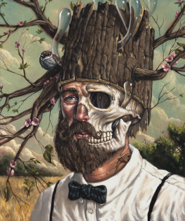 Nouvelle croyance (2012) Oil on canvas - 24″ x 20”
